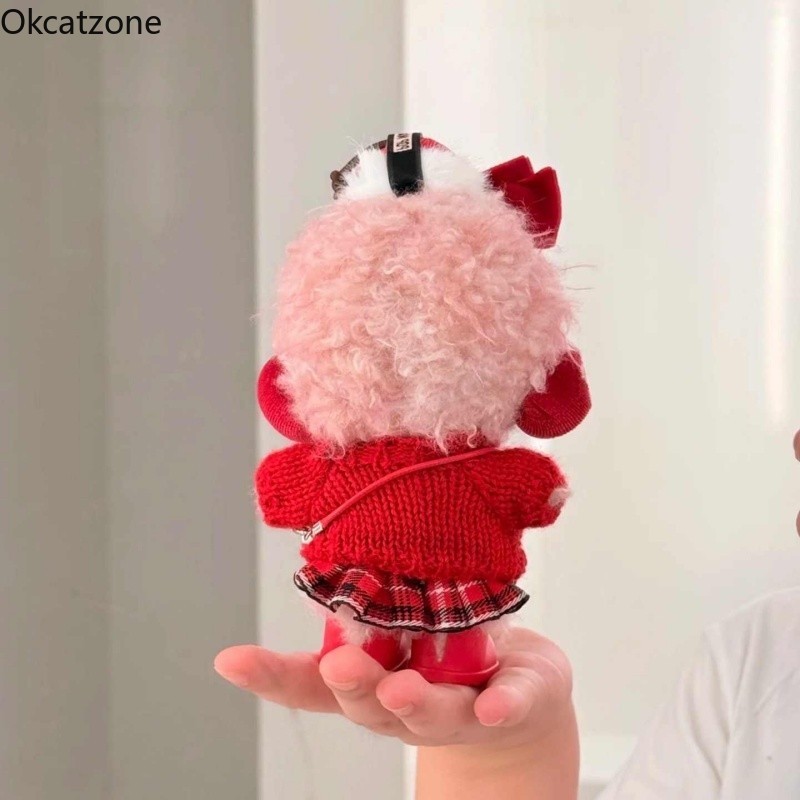 Okcatzone สําหรับ SKULLPANDA ตุ๊กตาเสื้อผ้าคริสต์มาสถักเสื้อกันหนาวบิดกระโปรงเสื้อผ้าชุดสําหรับ Skul