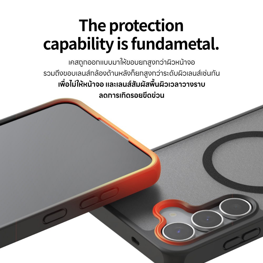 ARAREE เคสสำหรับ Galaxy S25 FE DUPLE M เคสใสกันกระแทก - รูปที่ 4