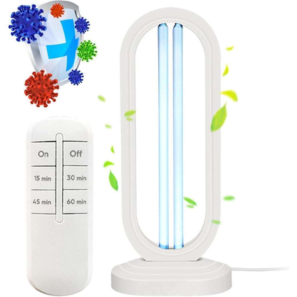 Uv Bed Bugs, โคมไฟ UV สําหรับเรือด, พร้อมระยะเวลา 3 สปีดและรีโมทคอนโทรลสําหรับโรงเรียนบ้าน (สีขาว)