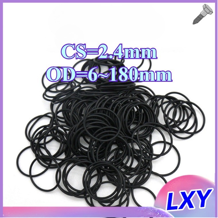 [ LXY1] โอริง ORing O-ring ยางโอริง NBR   เลือกขนาดได้ CS2.4mm*OD6-180mm