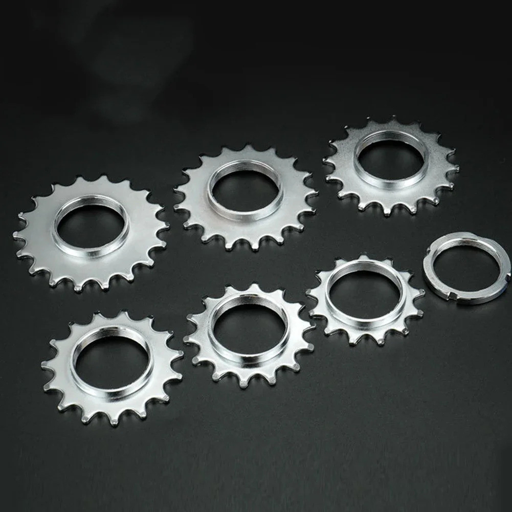Fixed Gear Freewheel Cogs Hub สำหรับ Fixie ล็อคเกลียวแหวน 13 ถึง 18 ฟัน