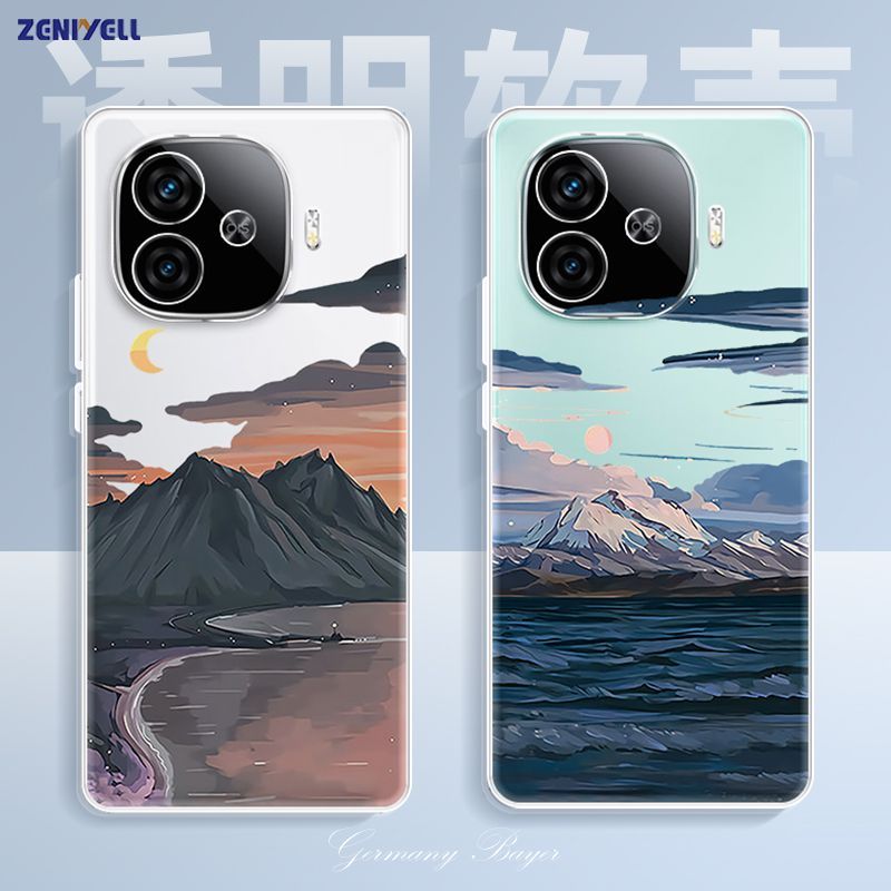 สําหรับ iQOO Z9Turbo เคสโทรศัพท์ iQ00Z9x ใหม่ vivo iQOO Z9 ฝาครอบป้องกันโปร่งใส