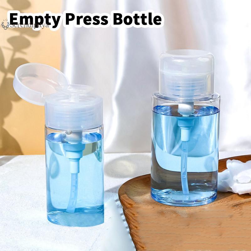 SEE 100/150/200/300ml กดประเภทแต่งหน้า Remover Clear PP ขวดเปล่ากดประเภทปั๊มแต่งหน้าขวดน้ําคอนเทนเนอร์เล็บเครื่องมืออุปกรณ์เสริม TH