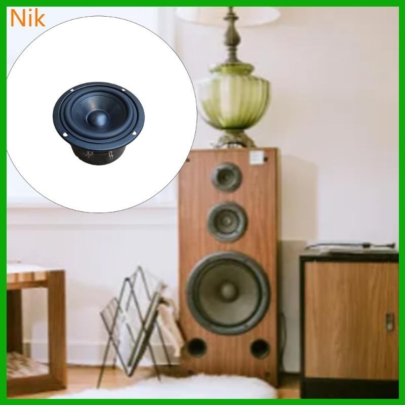 Portable 3-Inch Subwoofer Hi-Fi Speaker for Home Theater Easy Setups 90dB Sensitivity 15W 4 6 8 Ohm