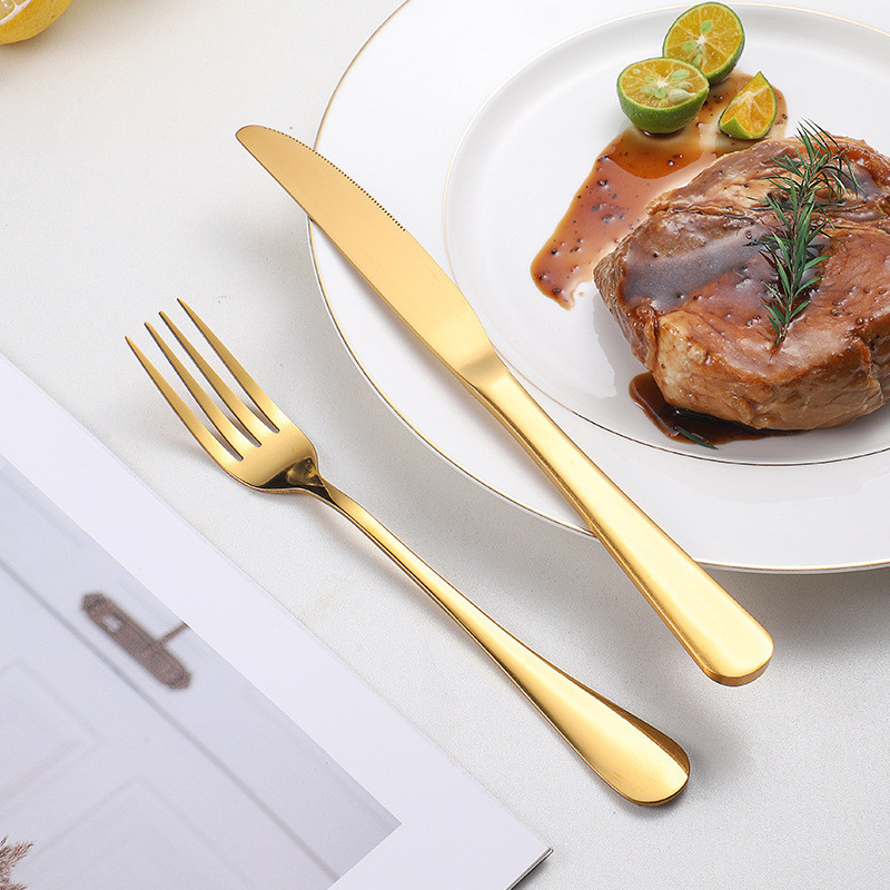 Sanli มีด ส้อม ช้อนส้อมสแตนเลส ช้อนโรงแรม ช้อนหนา ช้อนส้อม เครื่องใช้บนโต๊ะอาหารสาธารณะ - รูปที่ 5