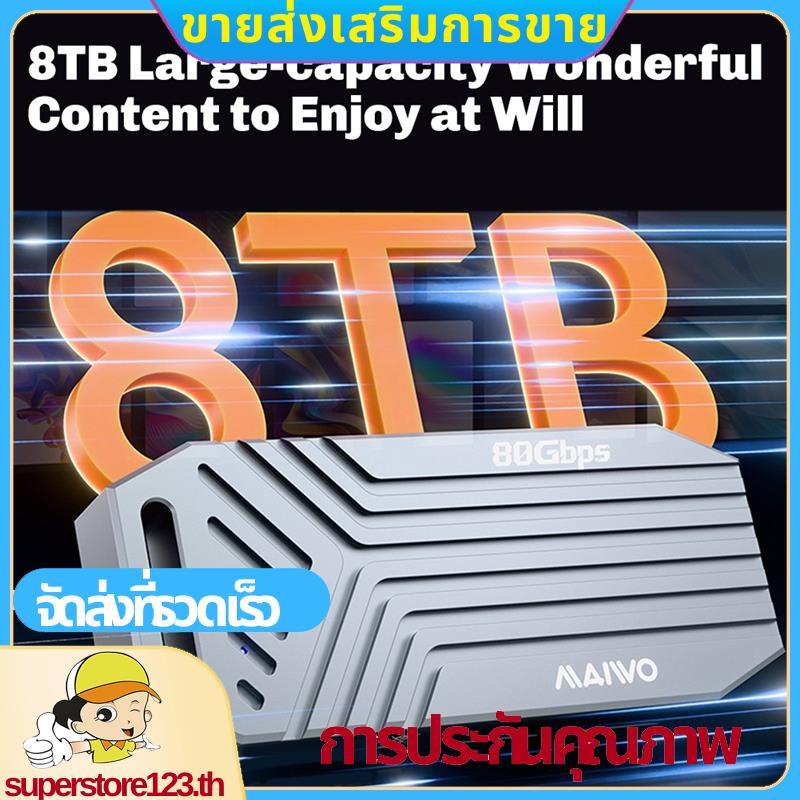 80Gbps USB4 NVMe M.2 SSD Enclosure SSD Enclosure USB 4.0 80Gbps M.2 NVMe SSD Type-C 4.0 8TB Hard Box