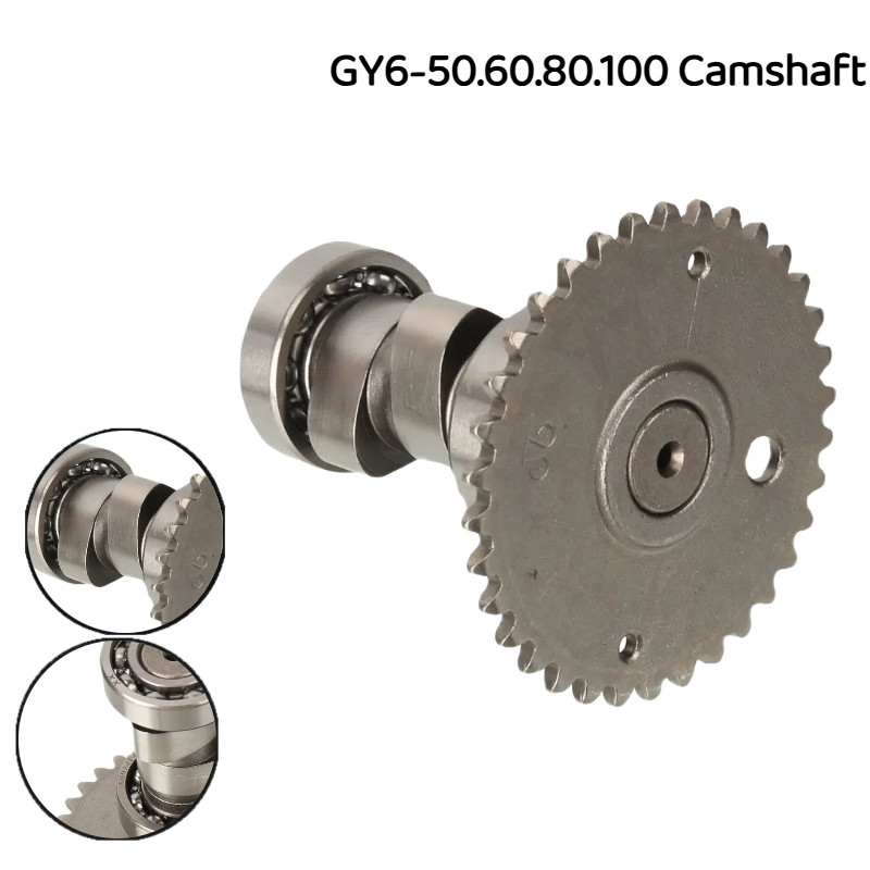 คุณภาพสูง GY6 Camshaft Assembly สําหรับ 139QMB GY6 50/80 เครื่องยนต์สกู๊ตเตอร์ - Direct Fit สําหรับ 