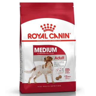 [จัดส่งจากคลัง] ROYAL CANIN Medium Adult โรยัล คานิน อาหารเม็ดสุนัขโต พันธุ์กลาง 15 kg [3182550402217]