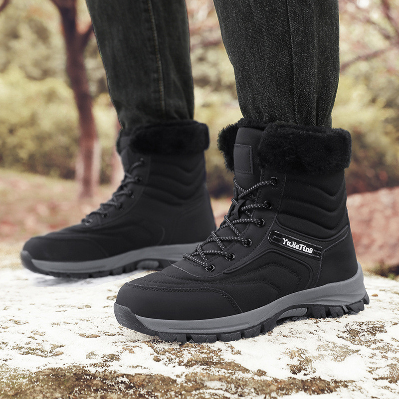 0 น้ํา-เครื่องไล่หิมะรองเท้าผู้ชายผู้หญิง บวก ขนาดรองเท้าผ้าฝ้ายฤดูหนาวขนแกะ อบอุ่น รองเท้าผ้าฝ้ายกลางแจ้งรองเท้าผู้ชาย NN11.21