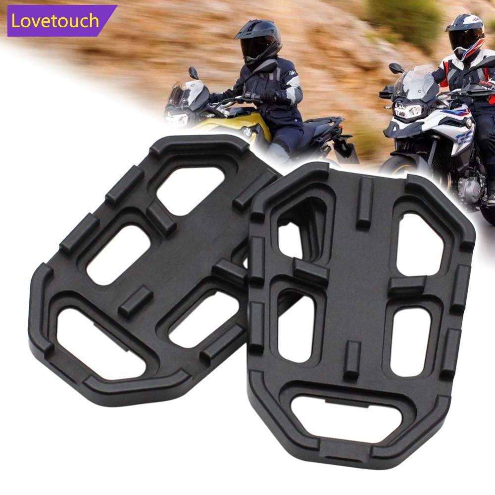 LOVETOUCH 1 คู่รถจักรยานยนต์ Extender เท้าเหยียบส่วนที่เหลือเท้า Peg Pad สําหรับ BMW R1200GS G310GS 