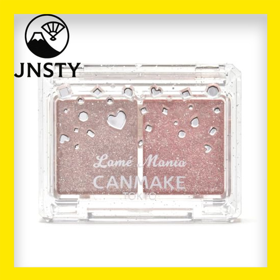 【Direct From Japan】 Canmake Lame Mania 02 2.7g eyeshadow lamé shadow luminous glossy pearl 2 color e