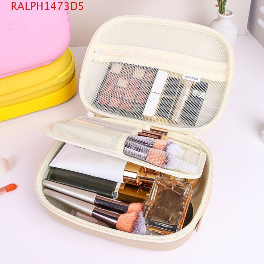 RALPH Makeup Bag กระเป๋าเครื่องสําอางซิลิโคน Eva ทรงสี่เหลี่ยม