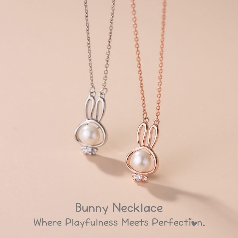 Bunny Necklace สร้อยคอเงินแท้ S925 [MERCELO]