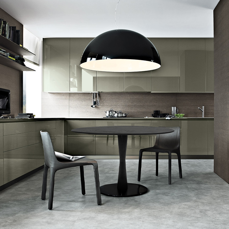 FuwoS FuwoS Nordic Small Apartment ในครัวเรือน 1m โต๊ะรับประทานอาหารหรูหรา Cafe B & B Retro รอบโต๊ะน