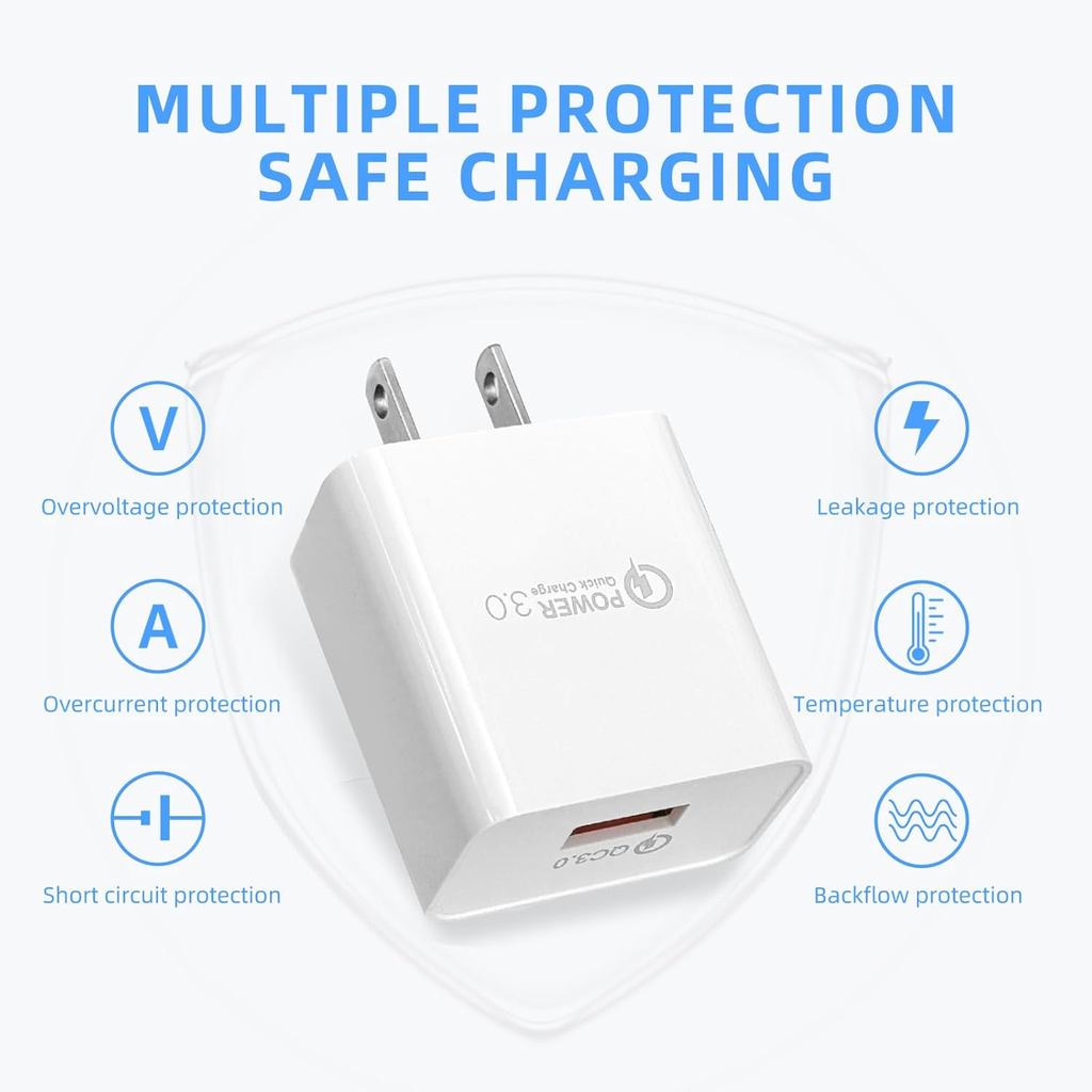 10 FT Charging Power Cable Cord 9V for Arlo Pro Pro2, Q, GO, Arlo Essential Spotlight XL/XL 2nd, Euf