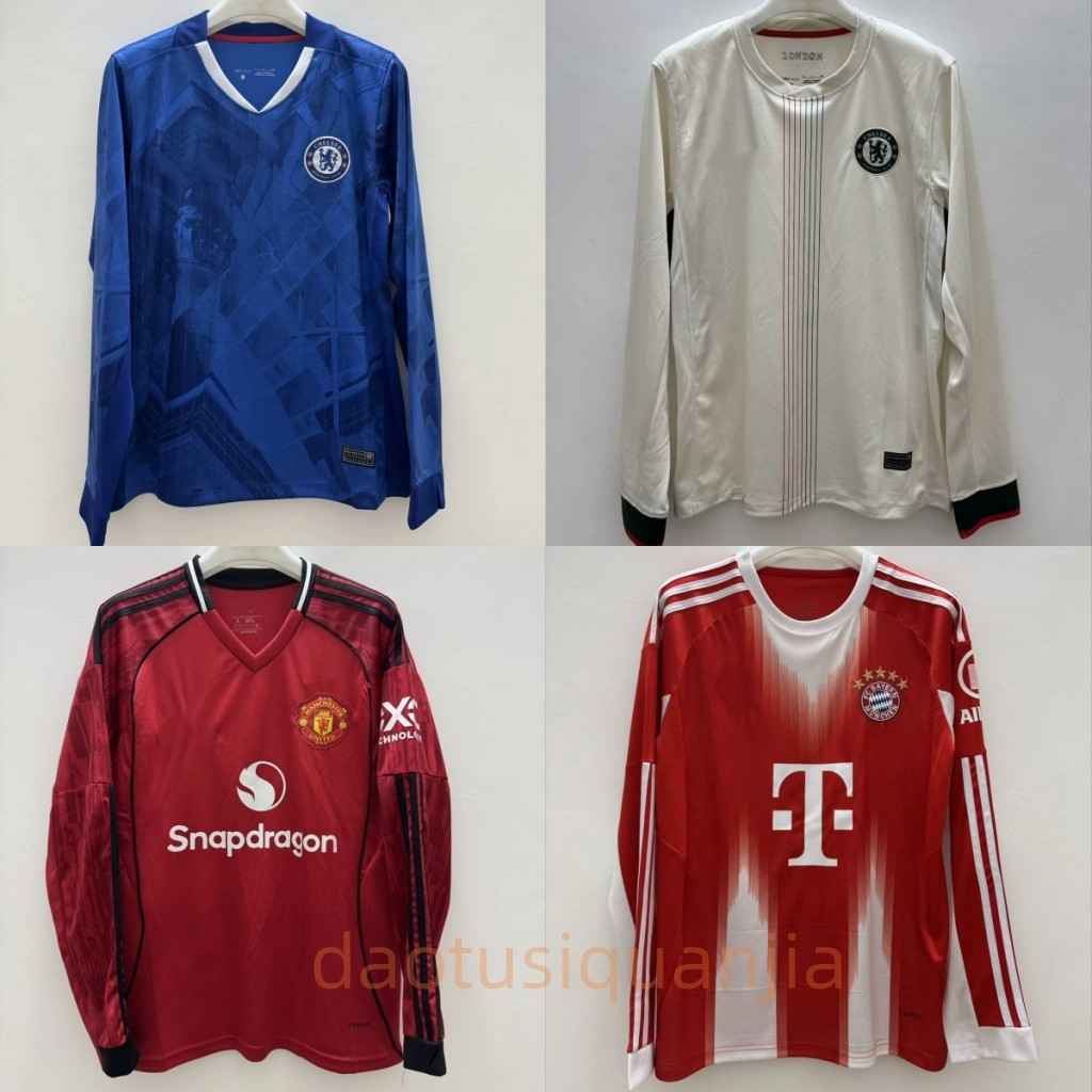 แฟน ๆ ฉบับที่ 2568 2026 เสื้อฟุตบอลทีม เชลซี ใน แขนยาว เหย้า ห่างออกไป