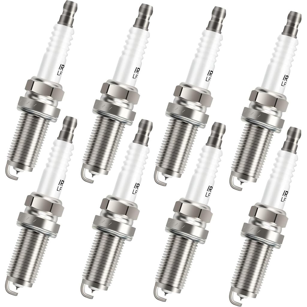 หัวเทียนอิริเดียม 8 แพ็ค 6619 LFR6AIX11 เหมาะสําหรับ 2007-2020 Toyota Tundra 5.7 Sequoia Land Cruise