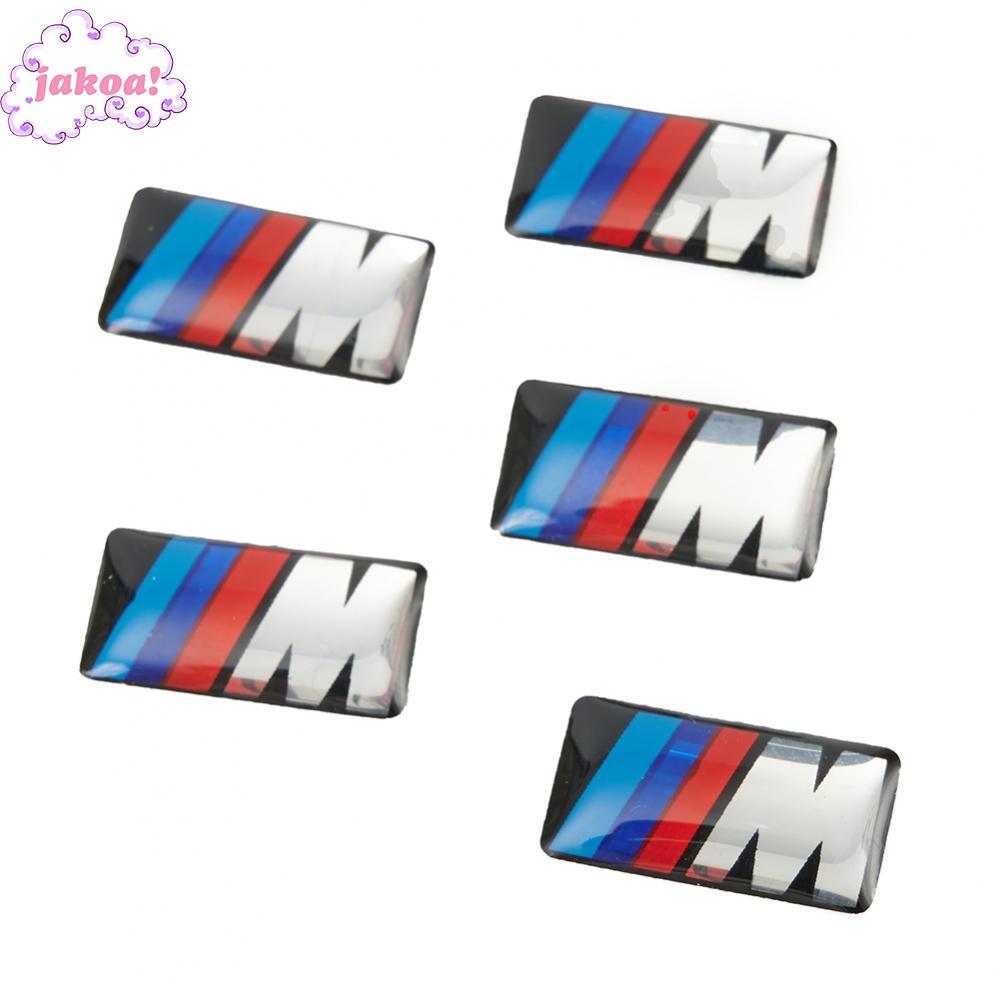 ❀On Sale❀5PCS Set of For BMW M Tech Badge Stickers for Custom Wheels Size 17x9 mm❀