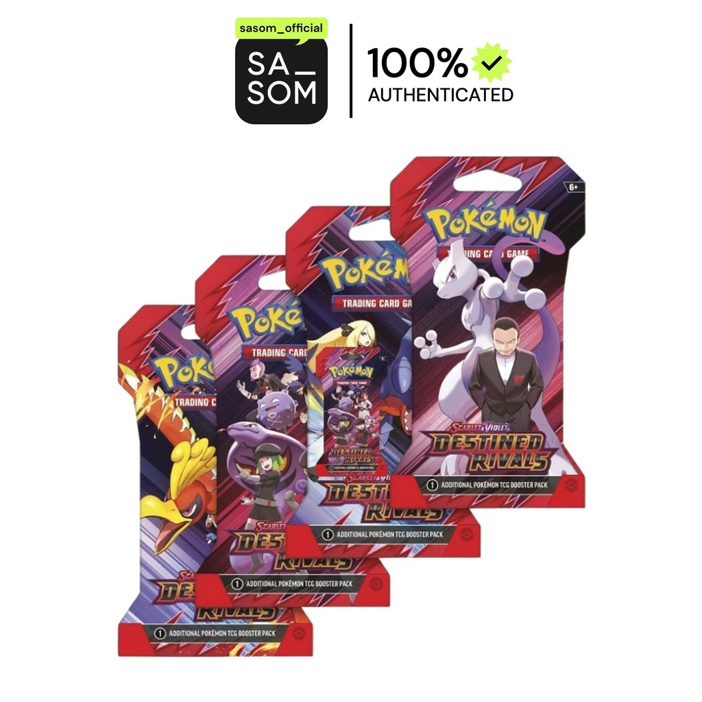 Pokemon Scarlet & Violet Destined Rivals Sleeved Booster Pack (Random Art Package) (EN) | ของแท้ ตรว