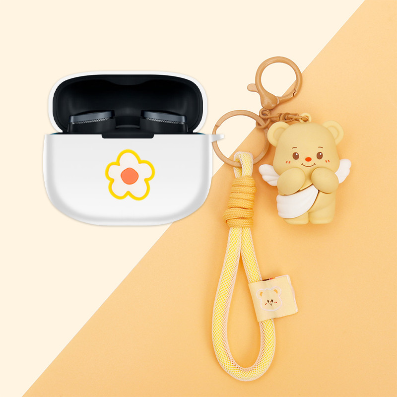 เหมาะสําหรับ BOWA Weijian pi8 กรณีการ์ตูน Creative Bear pi8 หูฟัง True Wireless Noise Cancelling หูฟ