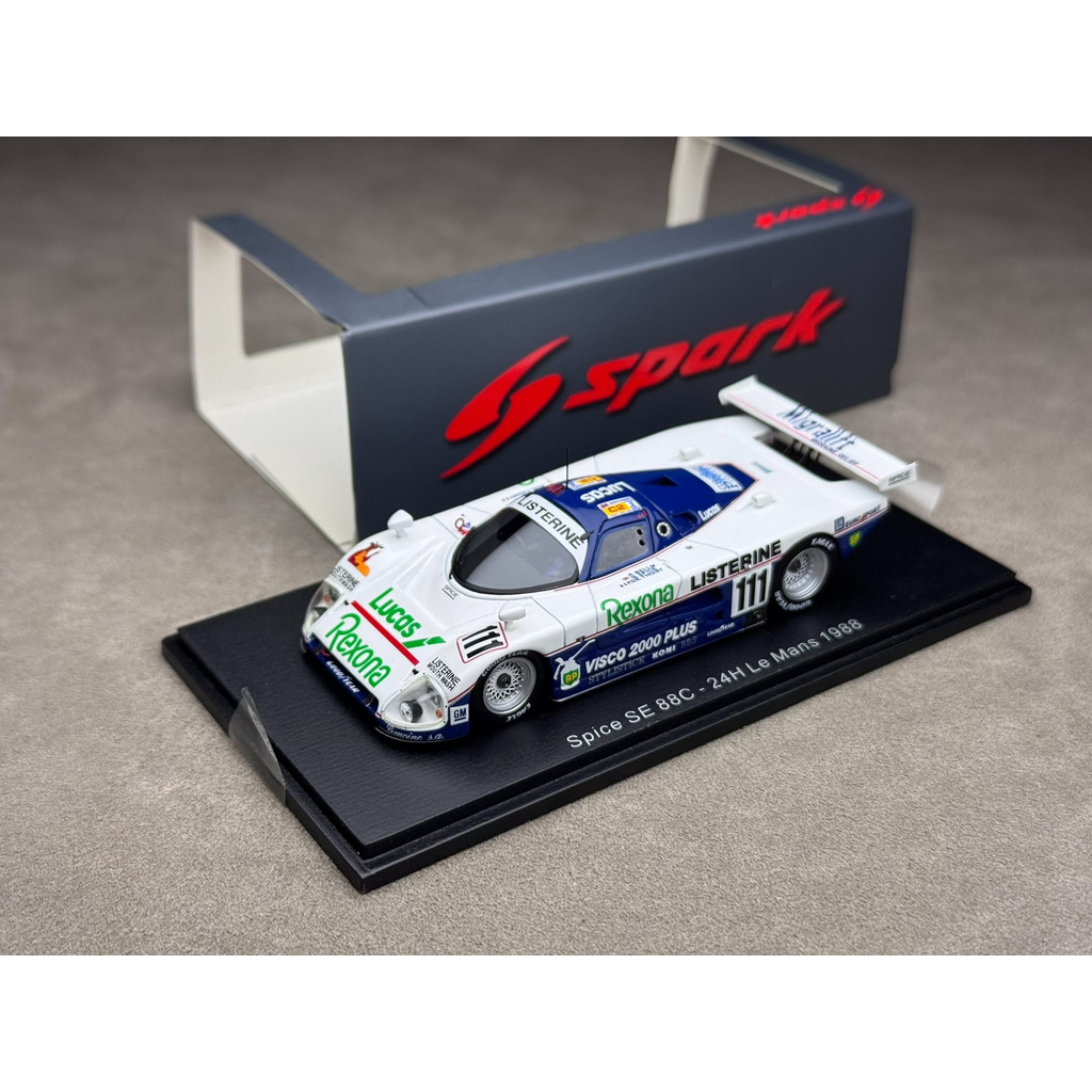 Spark 1/43 Spice SE 88C Spice SE 1988 Note: Canton Shipment, Single Unit Default SF On Delivery Car 
