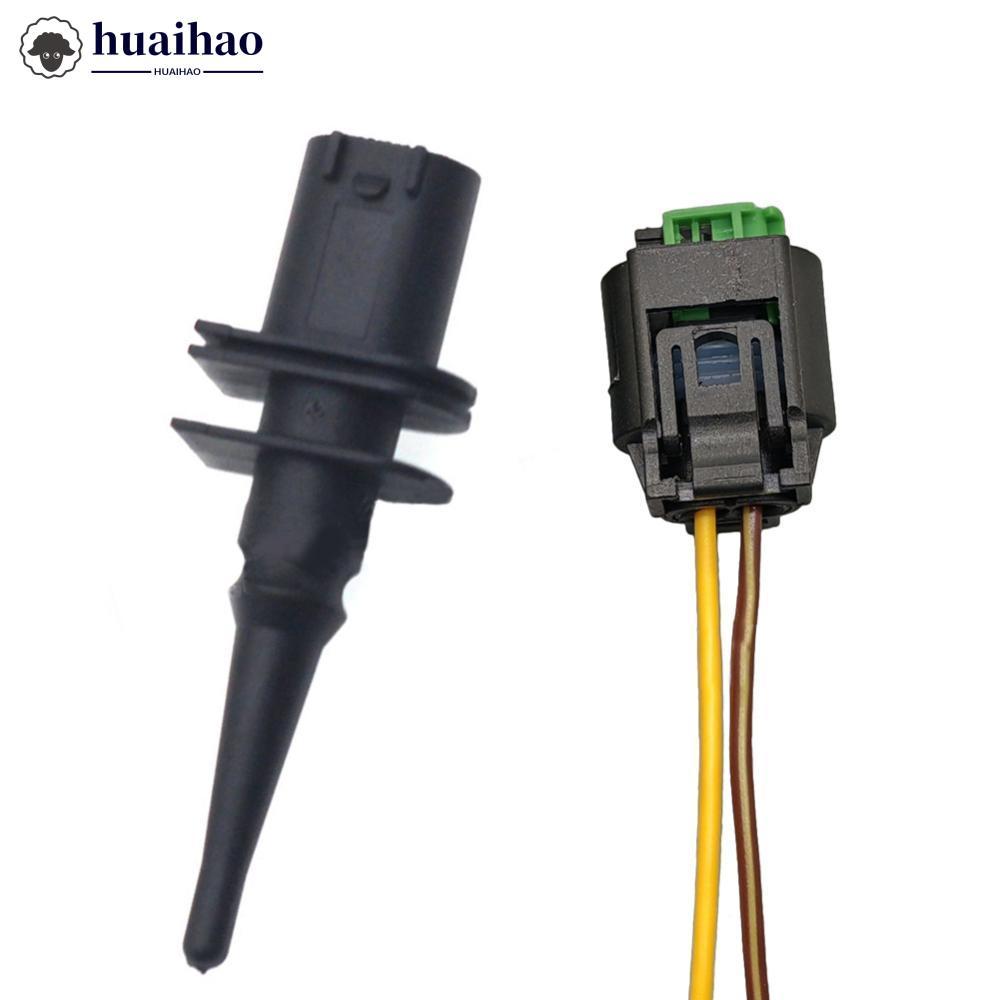 HUAIHAO รถนอก Air Ambient อุณหภูมิ Sensor พร้อมสายอุปกรณ์เสริมสําหรับ BMW E46 E87 E90 E65 E38 #65816
