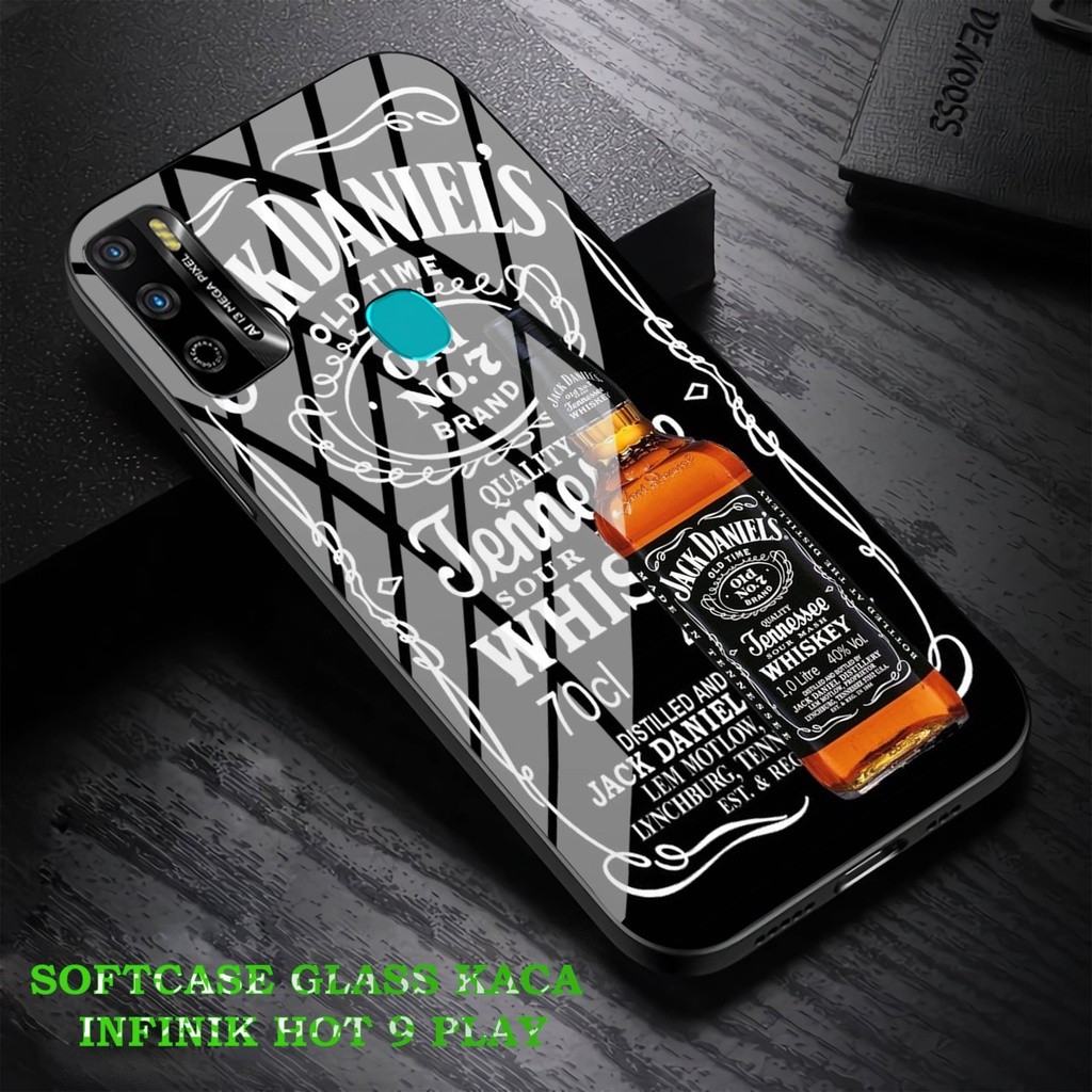 HP Softcase Glass Kaca Infinik Hot 9 Play - เคสโทรศัพท์ป้องกันสําหรับ Infinik Hot 9 Play [A09]