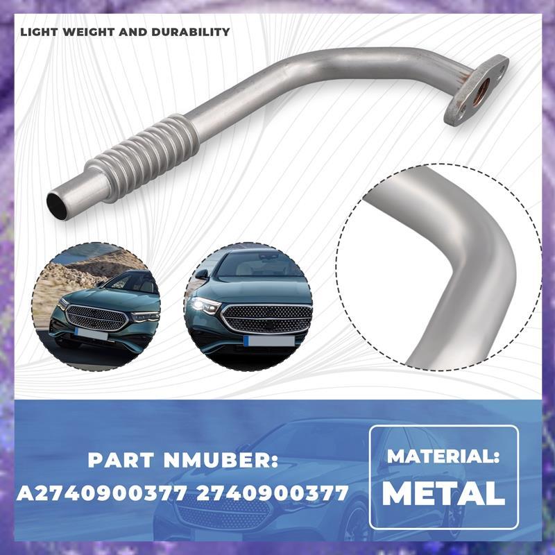 ก2740900377 2740900377 Turbocharger Turbo Oil Return Pipe Line Hose สําหรับ - C-W205 E-W212 W213 201