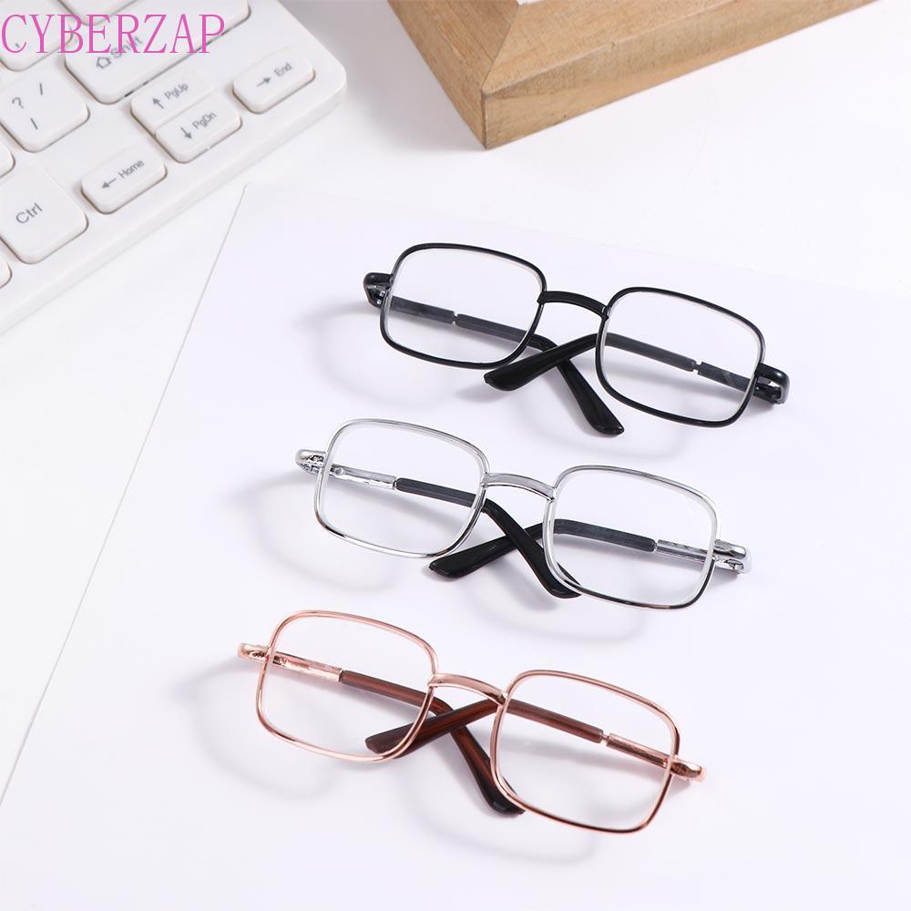 CYBERZAP Preppy Cotton Doll Glasses, 8.5 CM Lovely Idol Plush Doll Glasses, Square Golden Kawaii Cot