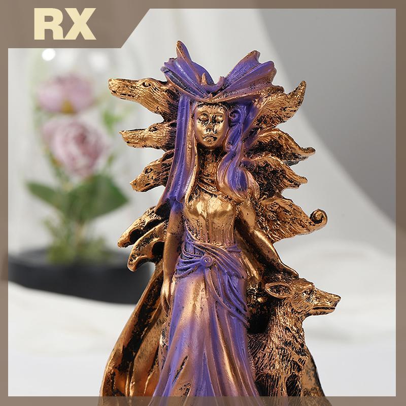 Hecate Greek Goddess Of With Her Hounds รูปปั้น Figurine ศิลปะสมัยใหม่เรซิ่น Hound ประติมากรรมห้องนั