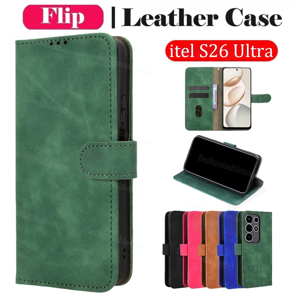 ปลอกสําหรับ itel Super 26 S26 Ultra 26Ultra S26Ultra Super26Ultra itelS26Ultra Flip Leather Phone Ca