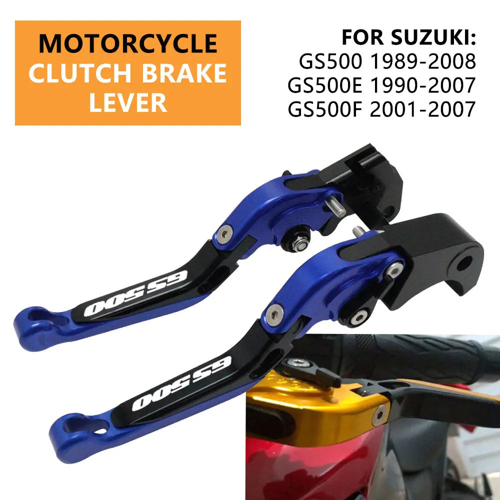 สำหรับ Suzuki GS500/GS500E/GS500F - ขยายรถจักรยานยนต์เบรกคลัทช์คันโยกแบบพับสั้น CNC