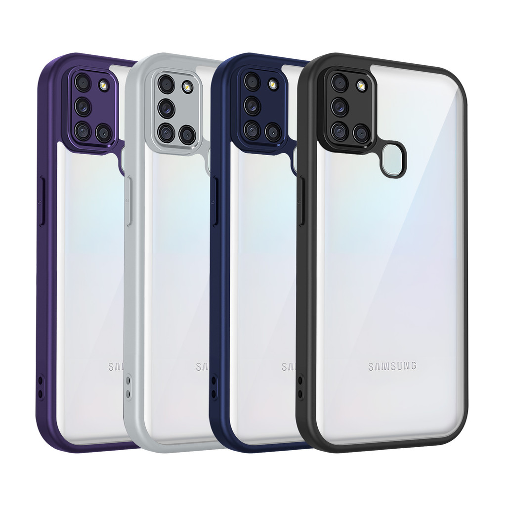 เคส Samsung M31 Casing Luxury Frosted Transparent Cover For Samsung Galaxy M31 Phone Case