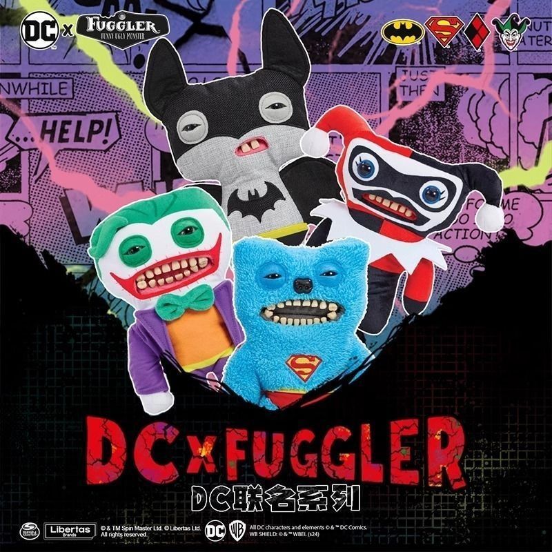 【พร้อมส่ง】fuggler funny ugly monster Fuggler ฟันน่ารัก Monster DC Joint Batman Superman Harley Quinn