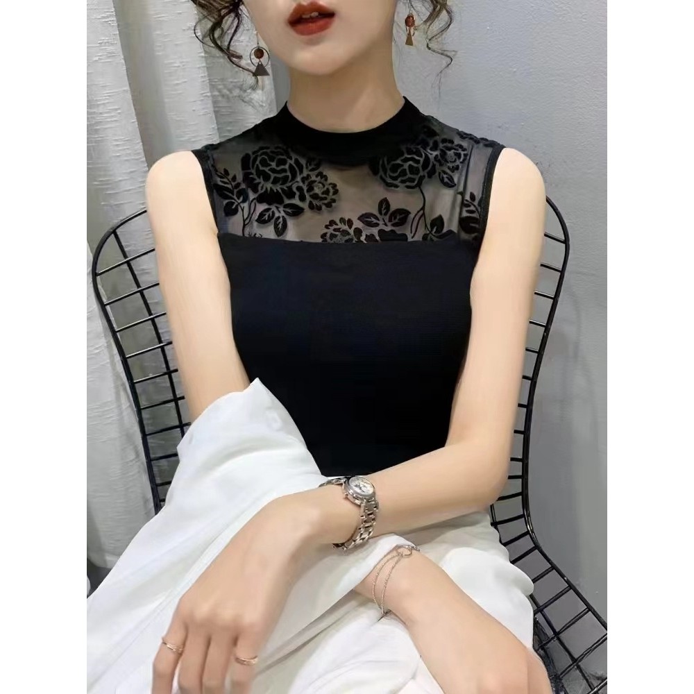 สร้อยคอมูลเลอร์แบบตาข่าย สไตล์โมเดิร์น กระชับคอดูเพรียว โดย IU93