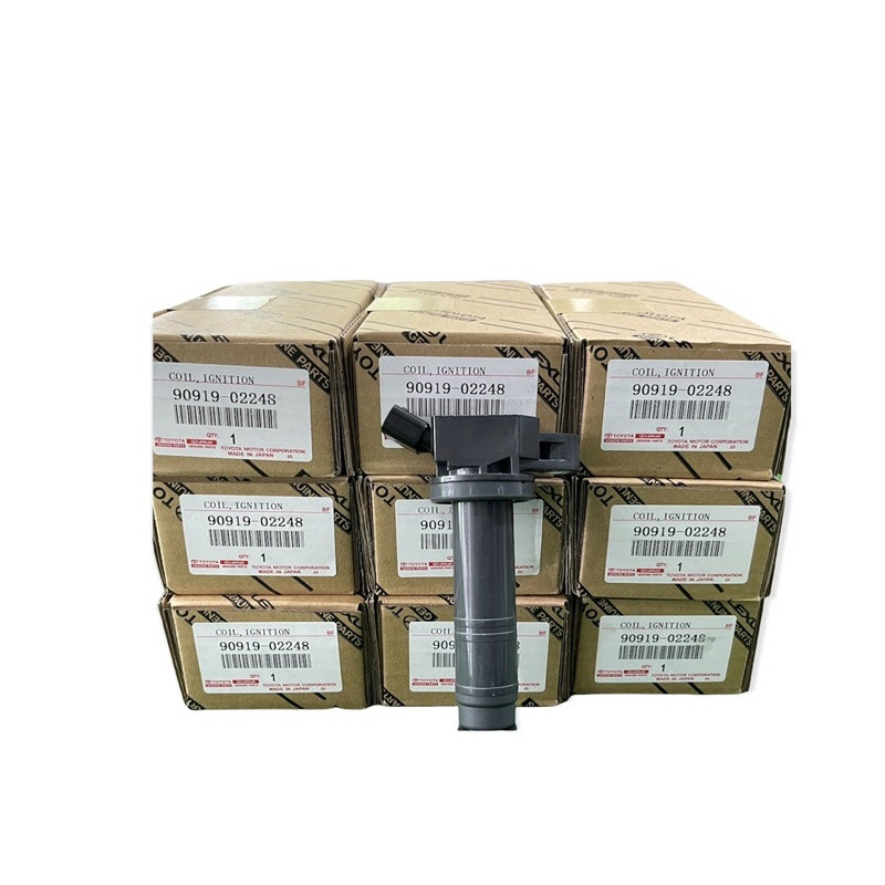 *ส่งด่วนภายใน6ชม*คอยล์จุดระเิด Camry ACV40-41  VIGO 2.7 FORTUNNER  INNOVA WISH   PART NO. 90919-02248รรจุเป็นกลาง