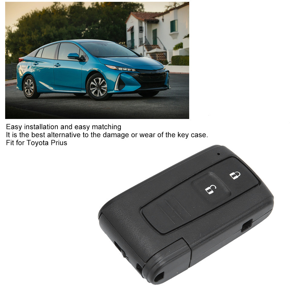 เปลือกกุญแจรถยนต์พร้อมตัวอ่อนสำหรับ Toyota Prius