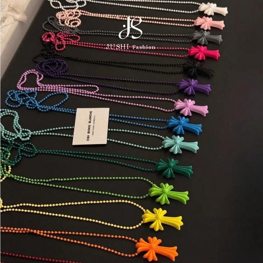 สร้อยข้อมือลูกปัดแบบ.Chain Y2K สไตล์อินเทรนด์ มีสตริงหลายชั้น เป็นเครื่องประดับทันสมัยสำหรับผู้หญิง