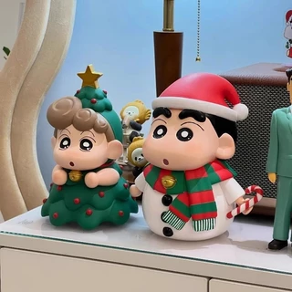 Creative Christmas Crayon Shin Chan ตุ๊กตาต้นคริสต์มาส Kwai ตุ๊กตาน่ารักตุ๊กตาของเล่นของขวัญ