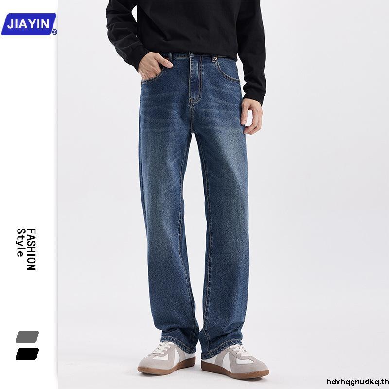 GQ Minimal Jeans - Relaxed Fit กางเกงยีนส์สไตล์มินิมอล 7 กระเป๋า ทรงหลวม