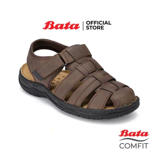 Bata บาจา รองเท้าลำลองแบบรัดส้น เพื่อสุขภาพ สำหรับผู้ชาย รุ่น CHOT สีดำ 8016186 สีน้ำตาล 8014186
