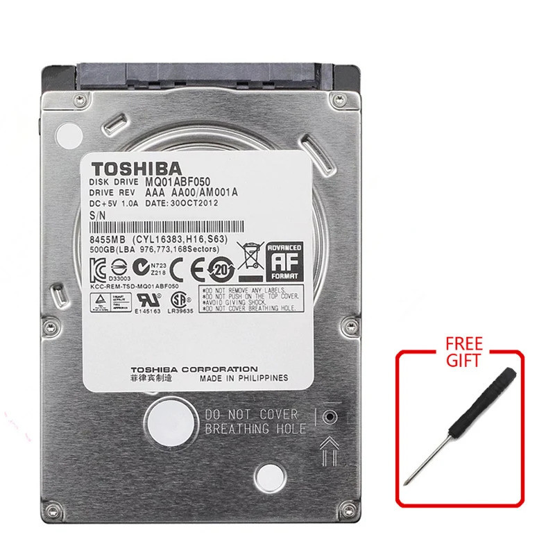 Toshiba 4TB 2TB 1TB 2.5 HDD SATA III สําหรับแล็ปท็อปฮาร์ดดิสก์ไดรฟ์ภายในใหม่