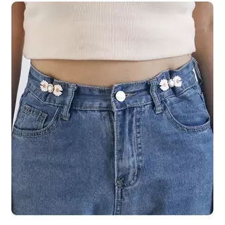 K JEANS ตะขอปรับเอวกางเกง & กระดุมขยายเอวกางเกง # ปรับเอวหลวมให้กระชับ และขยายเอวกางเกง