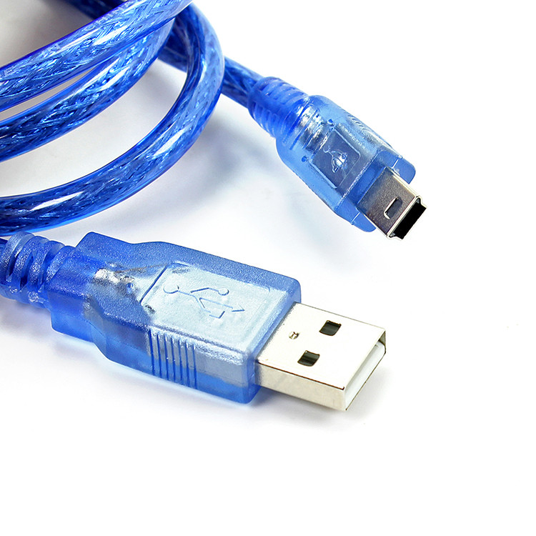 สายการเขียนโปรแกรม PLC ของ Mitsubishi Q Series USB-Q06UDEH/Q03UDE สายเคเบิลข้อมูล mini ดาวน์โหลดสาย 