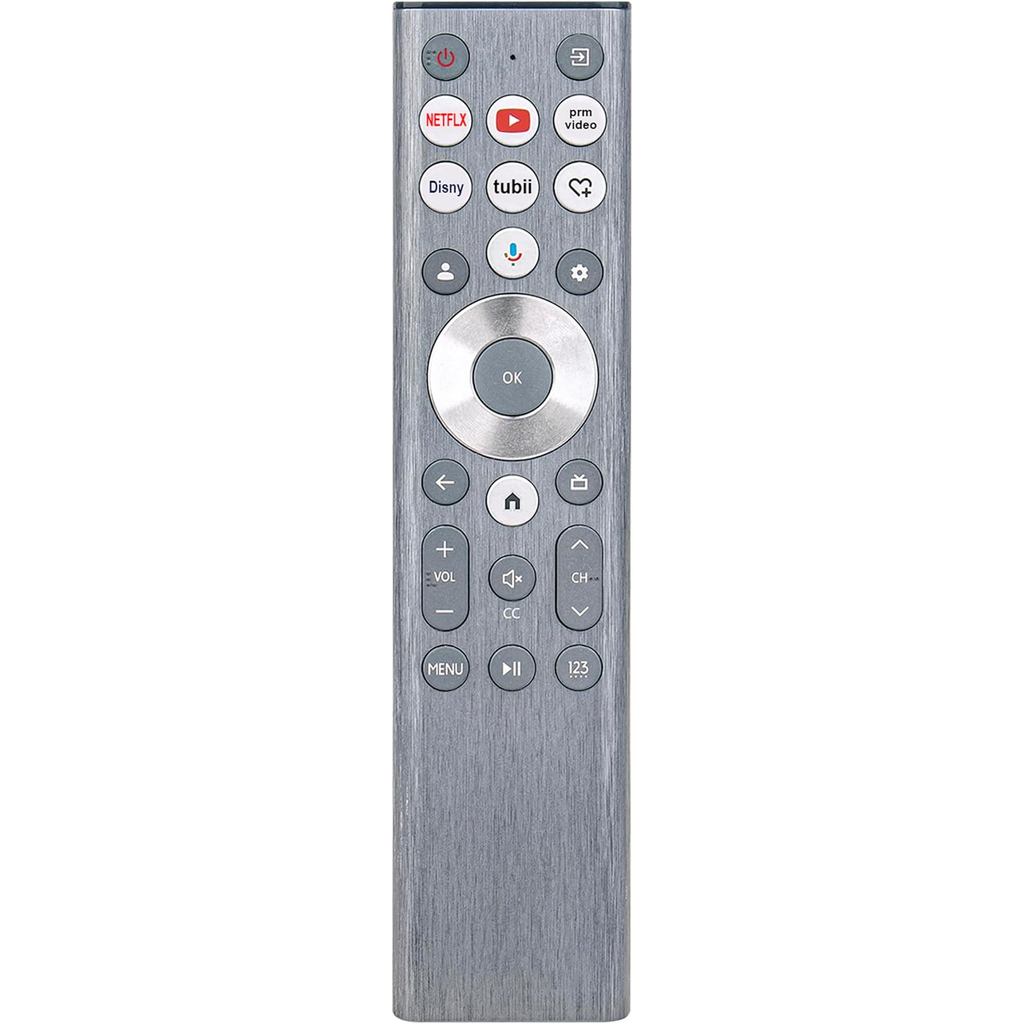 ERF6A80 เปลี่ยนรีโมทคอนโทรลด้วยเสียงพร้อม Backlit fit สําหรับ Hisense U6 U7 U8 Series Mini-LED ULED 