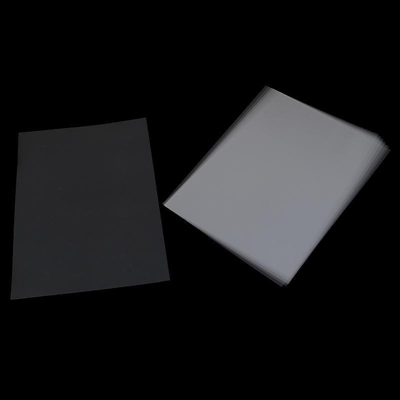 Ziyulinyuk 10 ชิ้น A4 Inkjet Laser Printing Transparency Film กระดาษถ่ายภาพ PCB Stencils EN