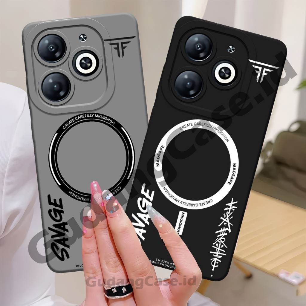 Infinix Smart 10 HD - 8 - 8 HD - 8 Pro - 8 Plus Case ตัวป้องกันกล้อง Cool Circle Motif