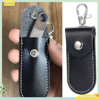 ร้านค้าร้านค้า| แฟลชไดรฟ์เคสป้องกันพร้อมพวงกุญแจ U Disk Storage Case Stylish Usb Drive Case with Keyring Premium Faux Leather Flash Drive Cover for Protection and for Southe
