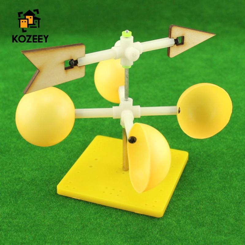 KOZEEY Weather Vane Kit Wind Vane ของเล่นเพื่อการศึกษาการทดลองอุปกรณ์ประกอบด้วยตนเอง