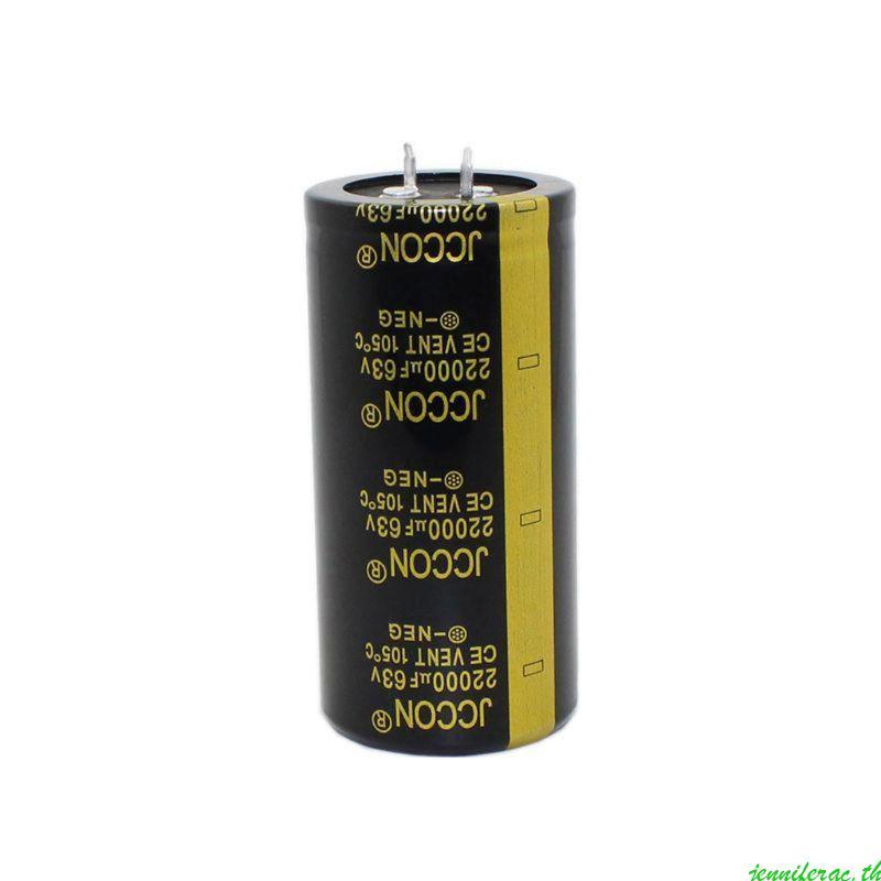 Jenniferac Super Capacitor 63V 22000uF Farad Capacitance Winding Type Energy Storage ความจุต่ํา ESR 